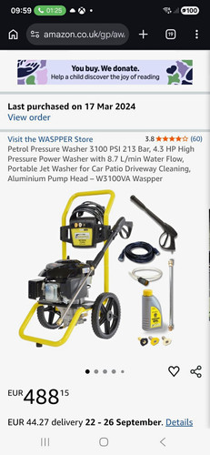 Waspper w3100va petrol - waspper,