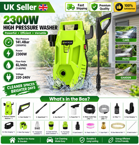 Electric pressure washer 2300w - pressure,